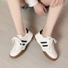 Retro Dexun Freizeitschuhe für Damen, Neue Damen Schuhe für Frühling und Herbst, Vielseitige Nischen Schnür-Sport-Weiße Schuhe