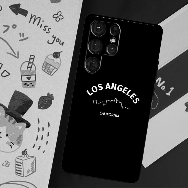 Los Angeles California Case For Samsung Galaxy S23 S22 Ultra S21 S20 FE S9 S10 S22 Plus Note 20 Note 10 Plus Cover