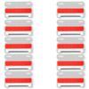 Lezalic Side Marker LED 24V Low Profile Shoulder Light Car Width Light Down Light COB Lamp Truck Marker Waterproof (Red)