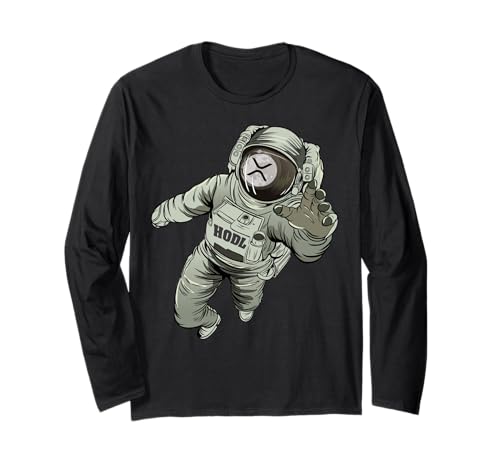 Ripple Logo Moon XRP Long Sleeve T-Shirt