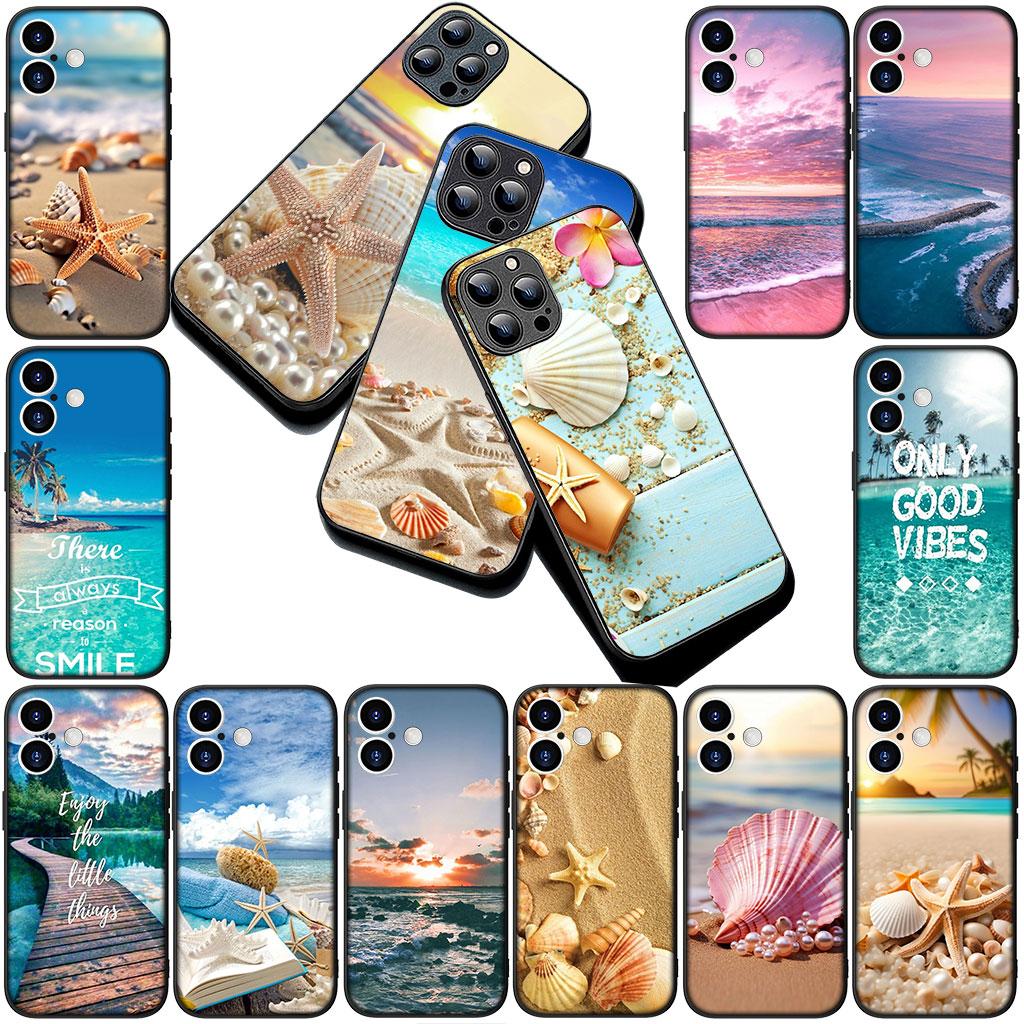 Phone Cover for Xiaomi Poco C75 C65 C71 C85 X7 X6 M7 F7 F8 Ultra F6 Pro Case Mountain Sea Beach Travel Shell Starfish Star