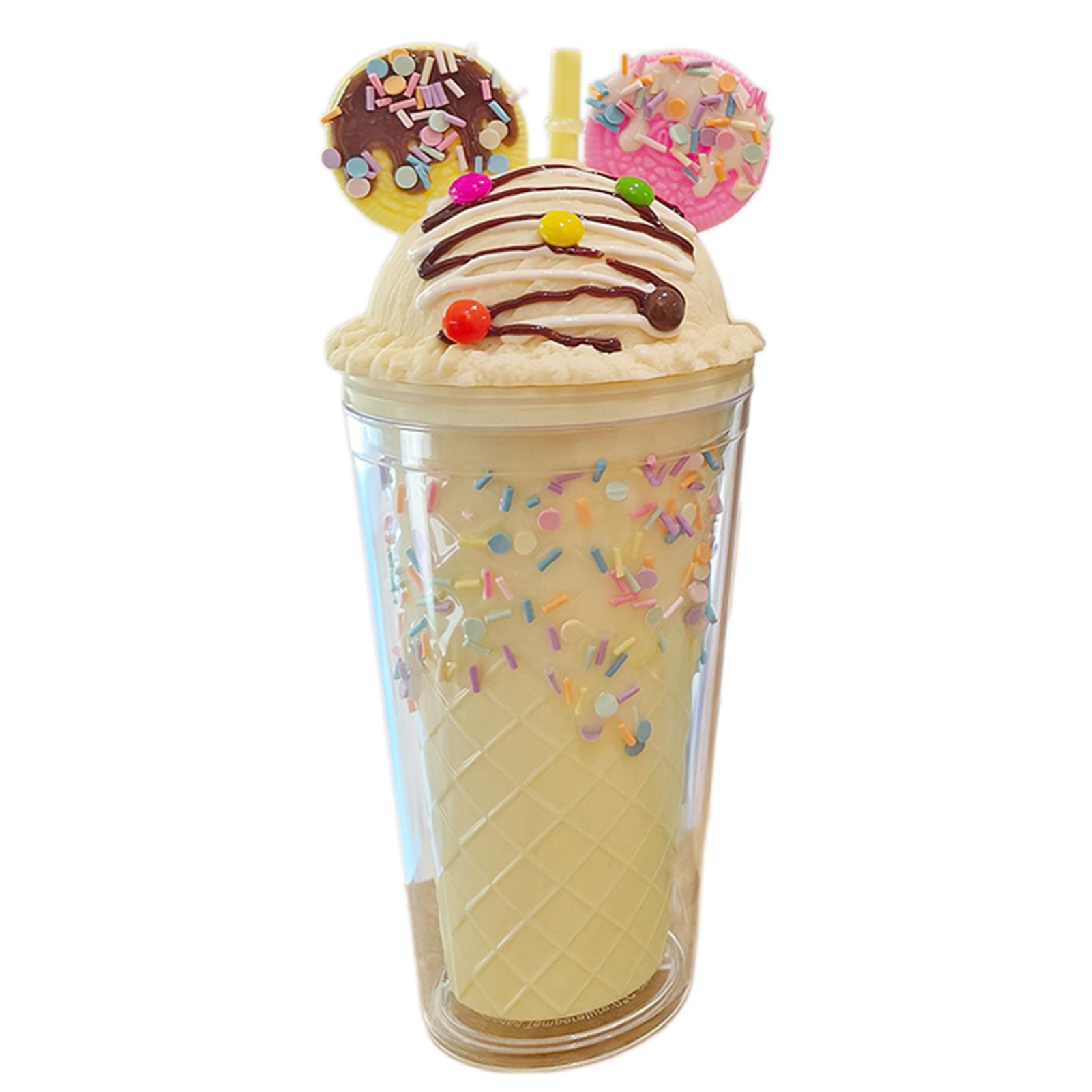 

1Pc Creative Water Bottle Food Grade Sports Drinking Bottles Kids Adults Water Bottle Large Capacity Cute Cup Fitness Drinkware світло-жовтого кольору