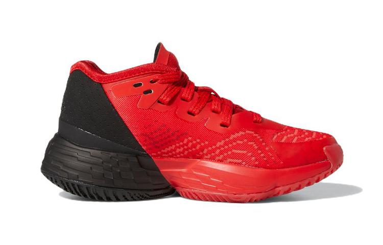 adidas D.O.N. Issue #4 Mitchell 4 Abrasion Resistant Abrasion Resistant Low Top Performance Basketball Shoes Red GW9013
