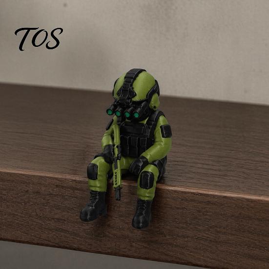 Military Hobbyist Gift 3D Printed Soldier Desktop Figurine, Model, Miniature Action Figure Ornament for Home Office Car Decor And Lovers Collectible