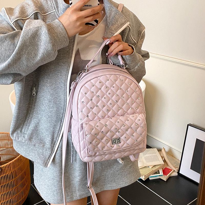 Backpack New Fashion Handbag Chain Versatile Travel Small Backpack