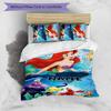 3pcs Princess9 Cover Set - Personalized Name, HD Printed Bedding with 1 Cover and 2 Pillowcases - Perfect for Home Decor, Easy Care