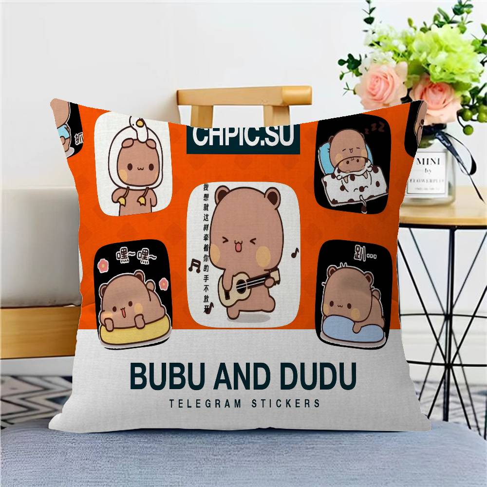 

DUDU AND BUBU Pillow Cushion Cover Pillowcase Living Room Sofa Home Decor Customized 12x12Inch