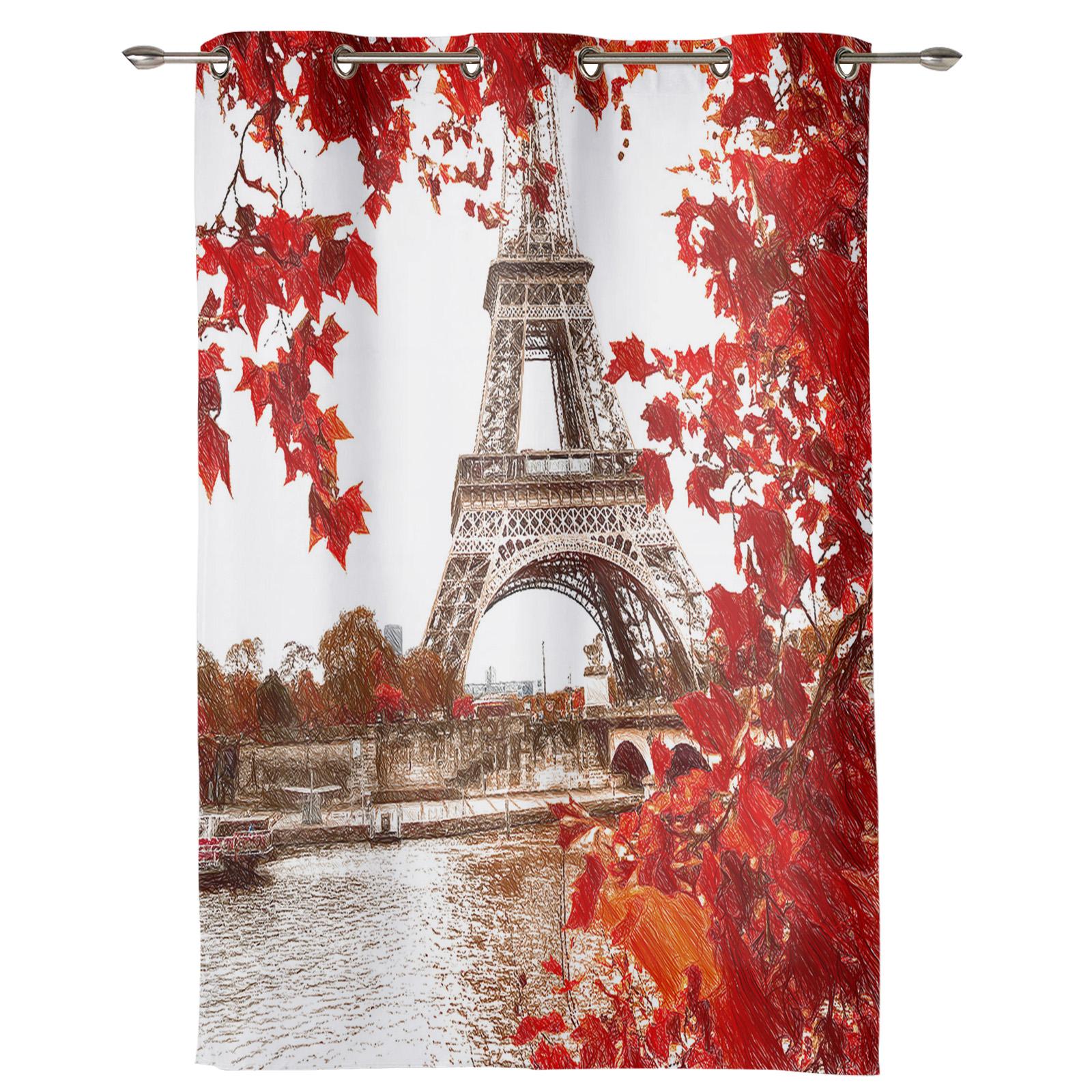 

Фламинго Тропический Цветок Оконные Шторы Кухонные Шторы Панель Домашний Декор Шторы для Гостиной Шторы для Спальни 135W x 60H(cm)