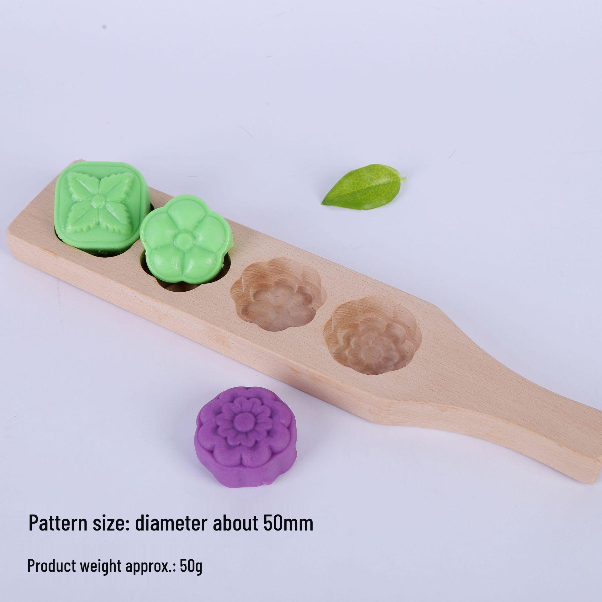 Qisheng Mooncake & Mung Bean Pastry Wooden Baking Mold