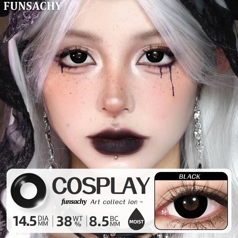 FUNSACHY 1 pár Bláznivé Cosplay Kontaktní čočky pro Oči Anime Hraní Rolí Kontaktní Čočka Kosmetická Barevná Vícebarevná Zornička