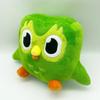Zelená plyšová hračka sovy Duolingo Duo plyšák sovy Duo Kreslená anime panenka sovy Měkká plyšová hračka Dětský dárek k narozeninám