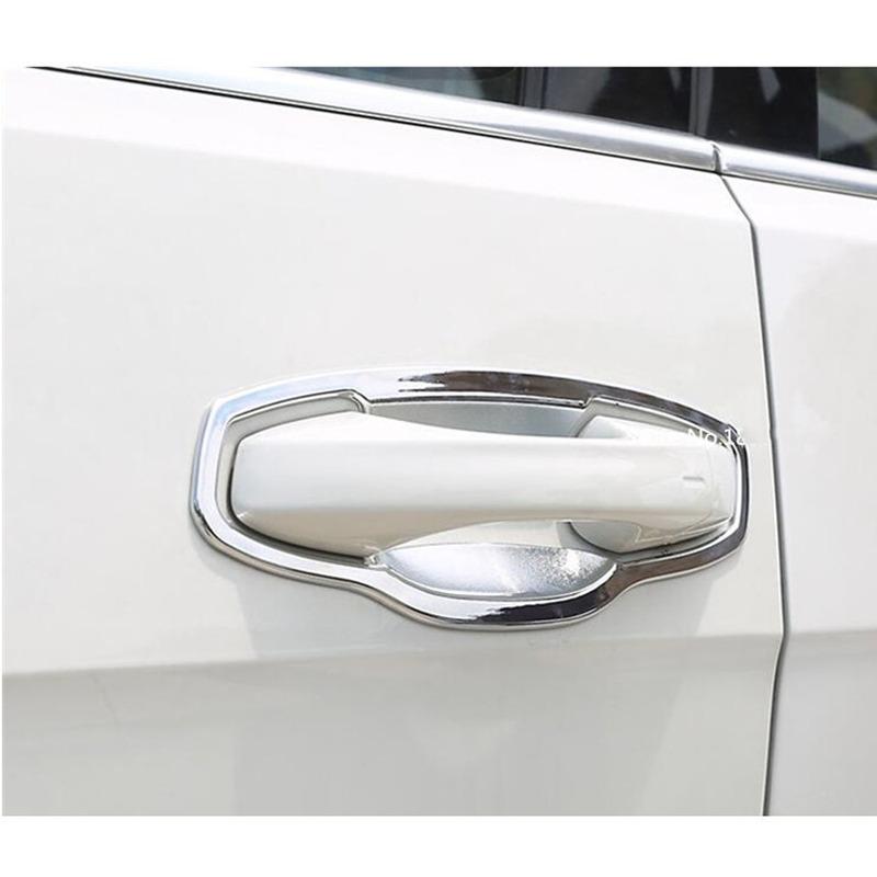 For VW Volkswagen Golf7 Golf 7 2014 2015 2016 2017 2018 Car Door Handle Bowl Cover Trim Chrome Exterior Accessories Sticker