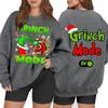 Women's Casual Fashion Long Sleeve Christmas Printed Round Neck Sweatshirt Top