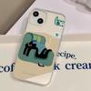 Mobile Phone Cases for iPhone 11 13 15 Pro Max 12 14 Pro Max Case iPhone 16 15 Plus 13 Pro 12 Frosted Texture Painted Cartoon Flowers