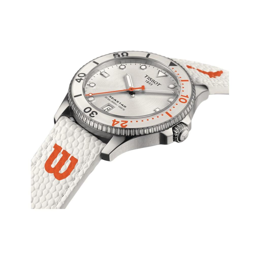 Tissot Starfish Collection Quartz Movement 300 Meter Water Resistance Unisex Watch 40mm White Dial T120.410.17.011.00
