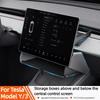 For New Tesla Highland Model 3 Y Standard Juniper Tray Magnetic Under Screen Fold Storage Box ETC Screen Storage Box Accessories