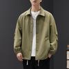 Spring New Jacket Men's Korean Style Casual Fashion Handsome Versatile American Twill Retro Lapel Jacket