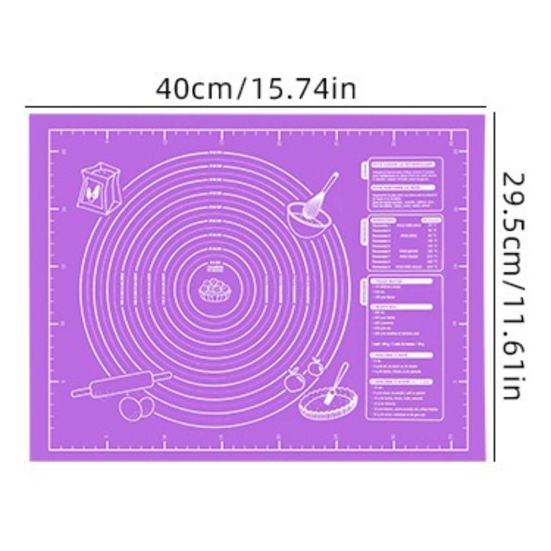 45x60см/40x29,5см Очень большой коврик для выпечки Силиконовый коврик Коврик для выпечки Коврик для раскатывания теста Тесто для пиццы Неприлипающий держатель Кухонные инструменты 40*29.5cm
