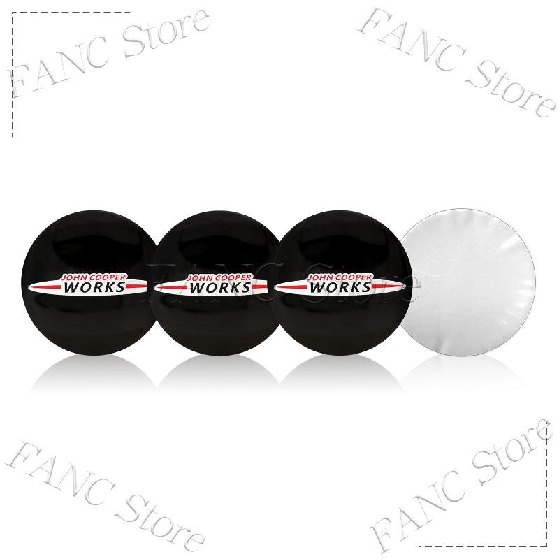 4Pcs 54/56/60mm S Emblem Car Wheel Center Hub Cap Rim refit dust-proof Badge Covers For Mini Cooper S JCW R50 R53 R56 F60