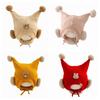 Breathable Toddler's Plush Knitted Hat Cute Kids Ear Protection Hat  Infant Wear