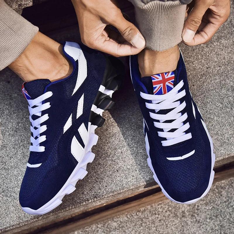 Mens Casual Sneakers Outdoors Light Walking Sport Men Running Shoes Jumping Designer Comfortable High Quality Mens Tennis Hombre