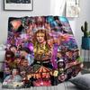 1 Manta de Franela con Estampado de Stranger Things, Alta calidad Cómoda para Todas las Estaciones, Decoración del Hogar, Calidez y Comodidad, Perfecta para Regalos