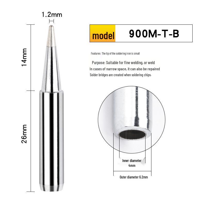 

Soldering Iron Tip 936 - Constant Temp, Universal, 900 Knife, Pointed & Horseshoe Tips