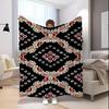 Paisley Pattern Blanket Microfiber Flannel Cover Blanket Bedroom Living Room Sofa Soft And Comfortable Home Decoration