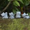 Cat Furniture Decorative Ornaments, Bonsai Rockery Desktop Office Gift Animal Creative Small Ornaments Decoration Miniatures