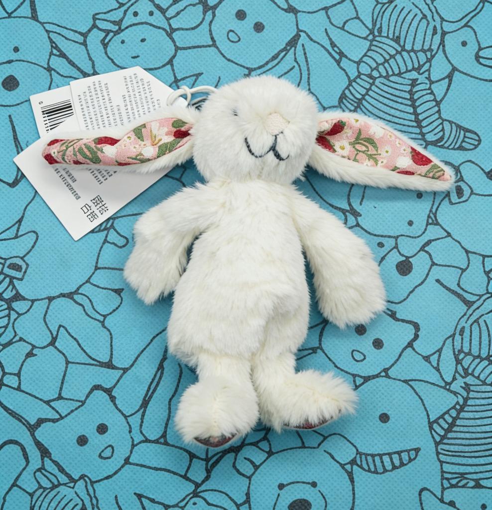 Neuer Schneemann JC Marshmallow Plüschtier, Kleiner Kirsch-Anhänger, Kleine Schildkröte Plüschtier, Croissant, Kleiner Pinguin JC Taschenanhänger