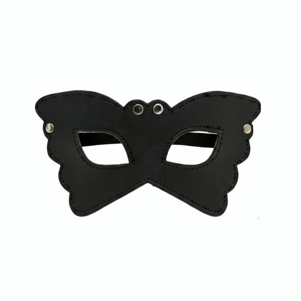 Masquerade PU Leather Mask Gothic Style Cosplay Mask Unisex Half Face Mask  Role Play