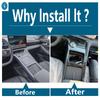Carbon Fiber Look Stalls Gear Shift Box Frame Cover Trim Fit For GEELY GALAXY E5 / EX5 2024 2025 ABS Accessories
