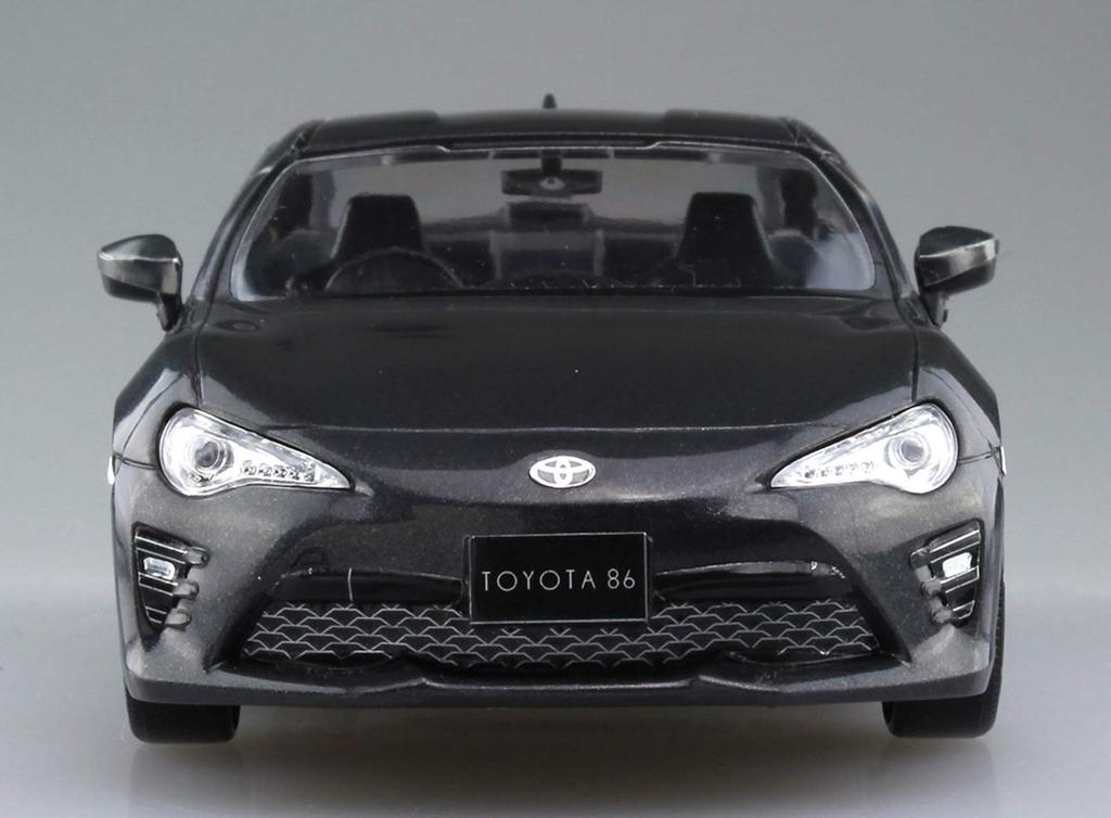 Aoshima Bunka Kyozai Skala The Snap Kit Serien Toyota 86 Mørkegrå Metallic Plastmodellsett 1/32 Forhåndsfarget 03-C