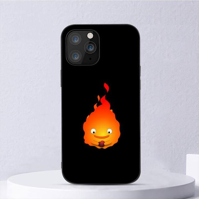 

Милый чехол для телефона с огненным кальцифером для Iphone 11 12 Mini 13 14 Pro Xs Max X 8 7 6s Plus 5 Se Xr Shell iPhone11PROMAX