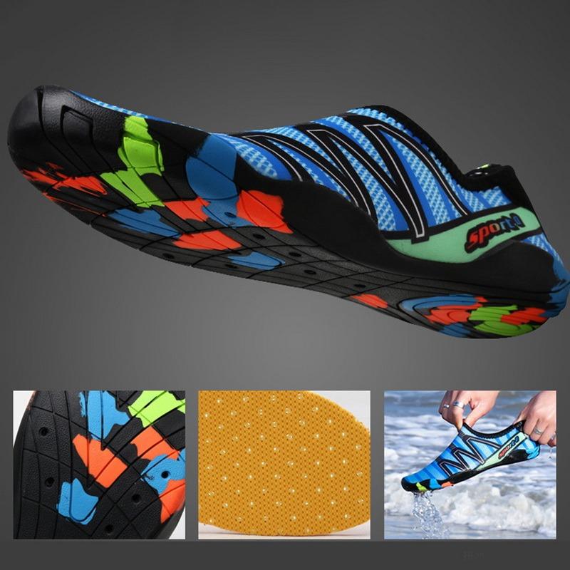 Men Beach Water Shoes Breathable Aqua Shoes Women Sneakers Quick Dry Diving Shoes Fishing Sneaker Outdoor Barefoot Swimming