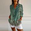 Womens Button Down Shirts Cotton Linen Long Sleeve Dress Shirts Casual Summer Tops Work Blouses