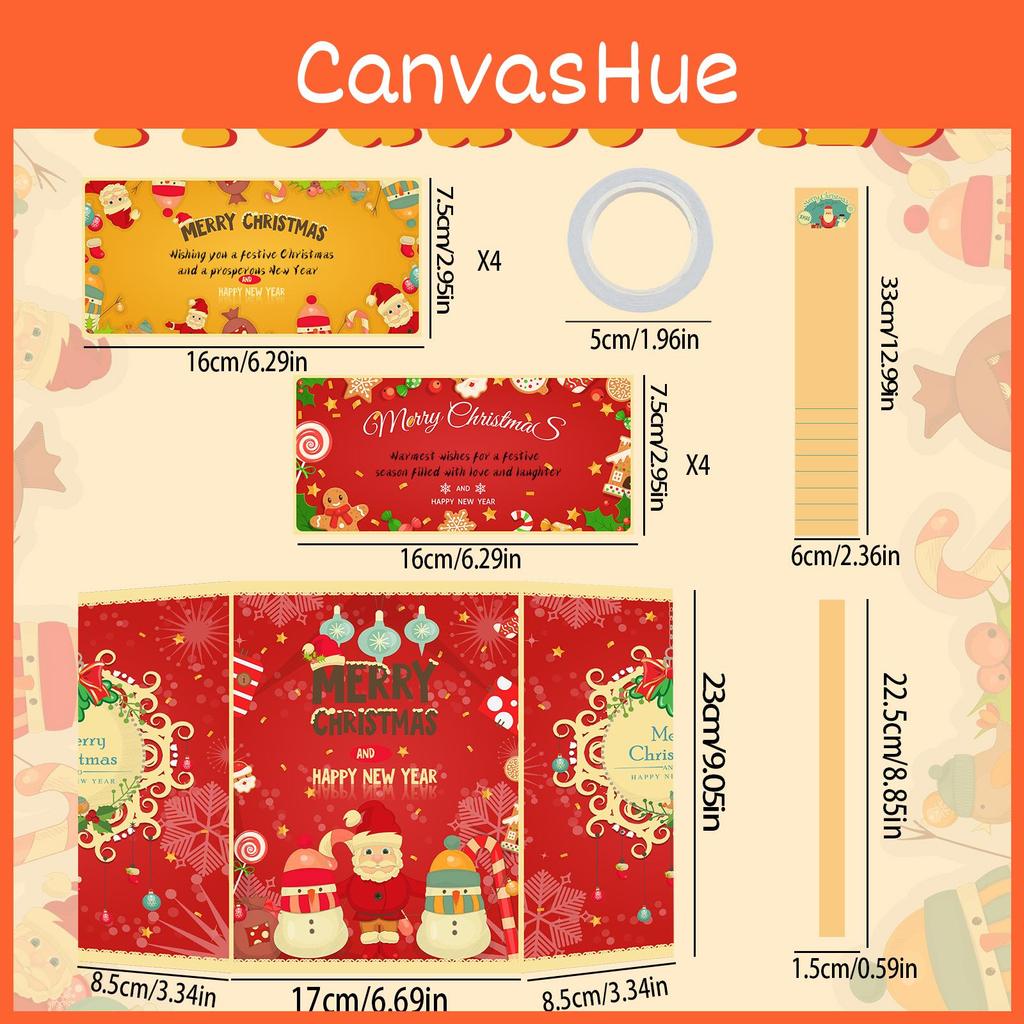 Christmas Santa Money Card With Envelope Holiday Parties Christmas Gifts Travel