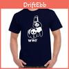 Herren Neues Mode WWF Panda T-Shirt Lustiger Humor Rundhals Kurzarm T-Shirt
