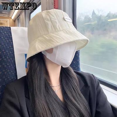 Women's Sun Hat New Big Head Circumference Sun Protection Fisherman Hat Anti UV Sun Hat