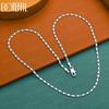925 Sterling Silver 16-30 Inch Wedding Jewelry Fashion Gift Necklace