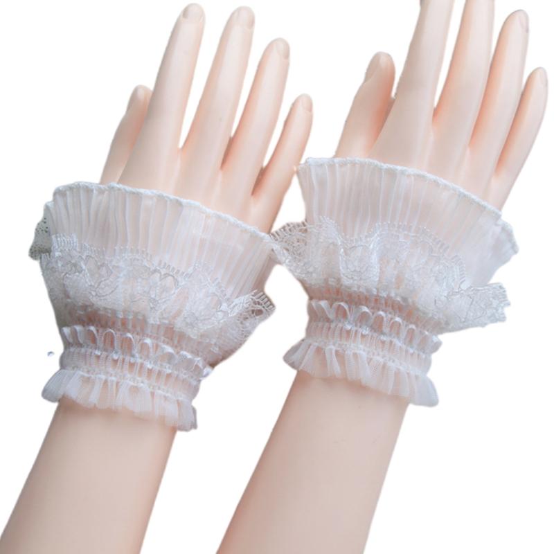Fake Sleeves Autumn Winter Wild Sweater Decorative Sleeves Lace Sleeves Wrist Fake Cuff for Gilrs Women