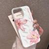 Fresh Wildflower Pink Lilies Phone Case Ins Popular Flexible For iPhone 17 16 15 14 13 12 11 Pro Max Plus Air Anti Fall