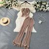 Bohemia Seaside Vacation Tassel Hollow-out Halter