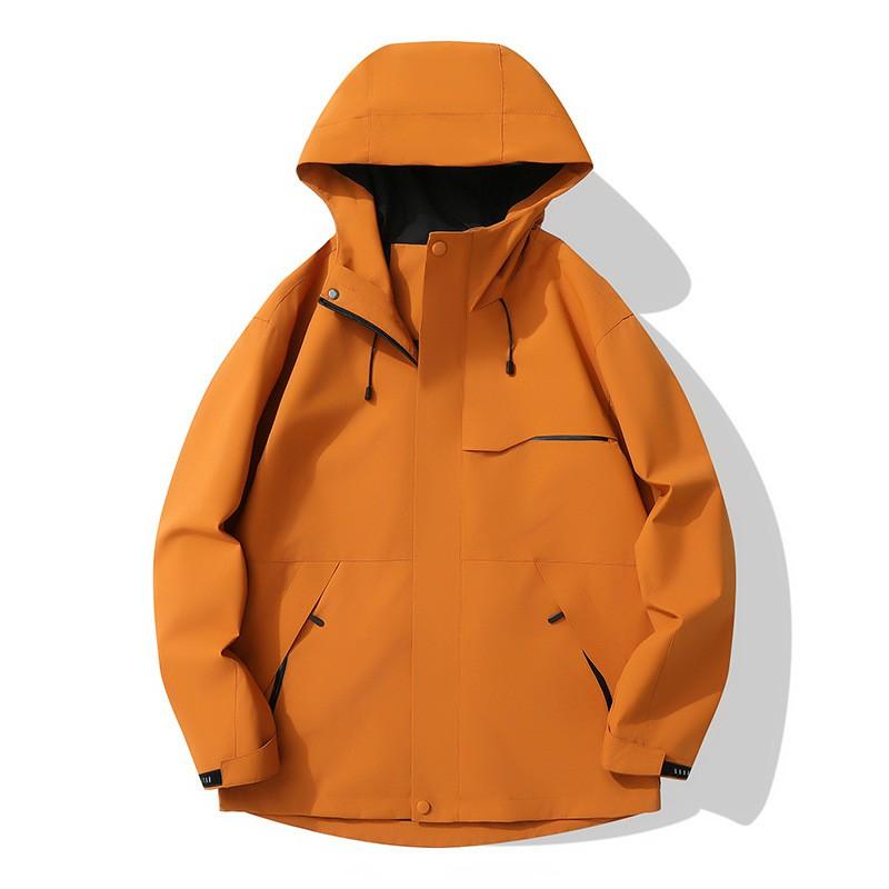 Unisex Lightweight Outdoor Windproof Waterproof Jacket Gore-Tex Fabric Breathable Hiking Raincoat With Hood