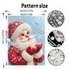 Weihnachts-Perlenmalerei-Set Handgemachtes DIY Weihnachtsmann Schneeflocke Heimdekoration Malerei