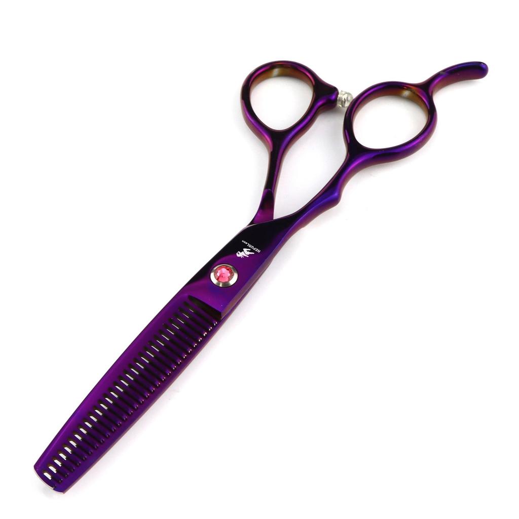 6.0" Multi-color Left-handed Straight & Thinning Shears