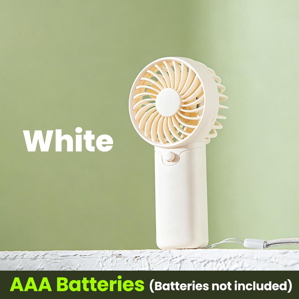 Portable Handheld Small Fan Lightweight Creative Pocket Mini Fan Air Cooler For Student Outdoor Travel Low Noise Ventilation Fan