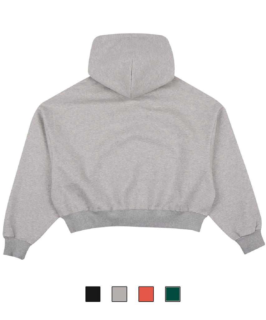Crsd Lettering Crop Hoodie
