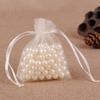 100 sztuk 13x18cm Organza Torby Ściągane Torby Do Pakowania Biżuterii Torby Na Prezenty Torby Tiulowe Torby Na Cukierki Ślubne Artykuły Świąteczne