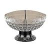 Transparent Light Luxurys Fruit Plate Large Capacity Snack Nuts Storage Box For Living Room